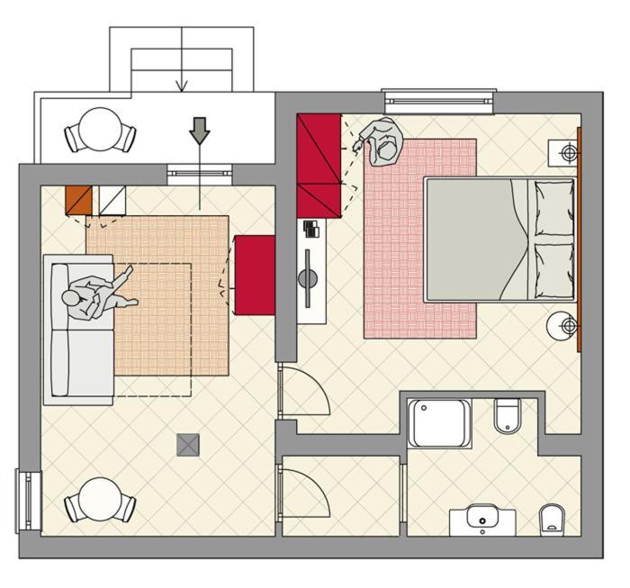 بسكييرا ديل غاردا Relais Corte Bergamini الغرفة الصورة